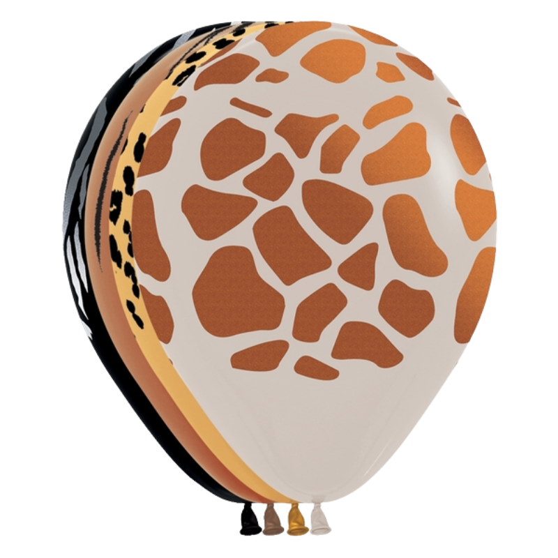 Globos de látex con estampado animal de 11" | Envío directo (enviado por Betallatex)