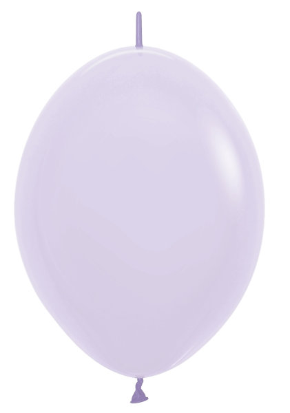 6" Sempertex Pastel Matte Lilac Link-O-Loon Latex Balloons | 50 Count