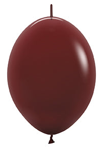 12" Sempertex Deluxe Merlot Link-O-Loon Latex Balloons | 50 Count