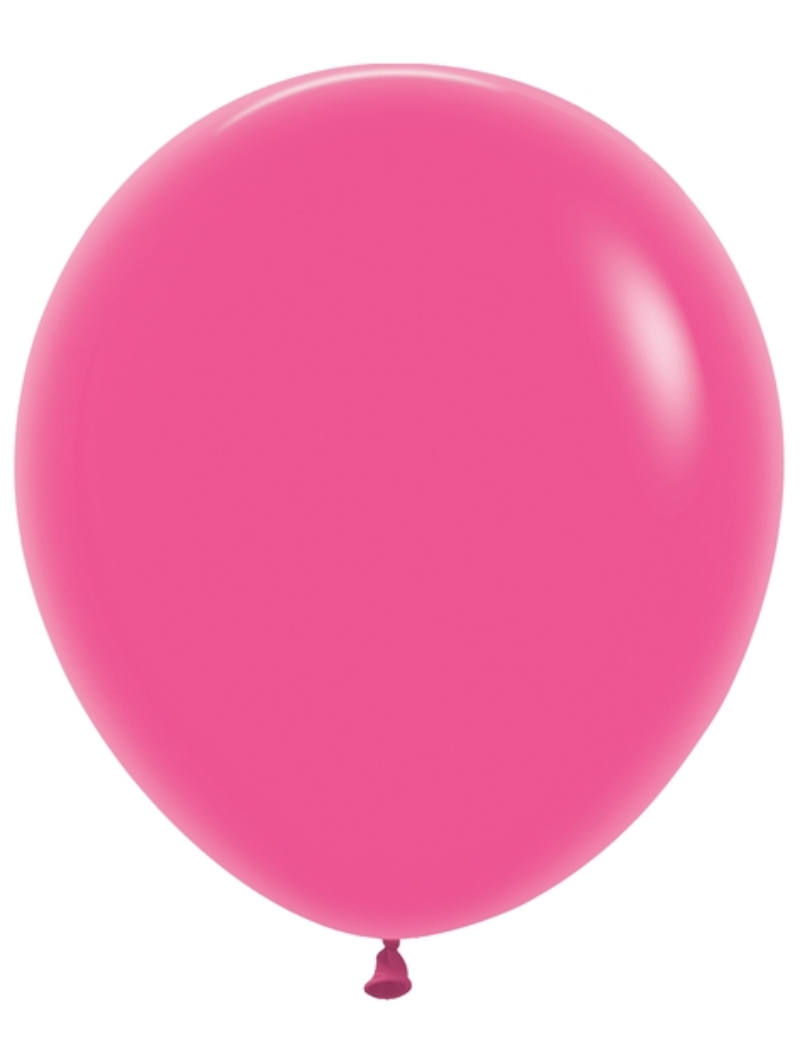 18" Sempertex Deluxe Fuchsia Latex Balloons | 25 Count