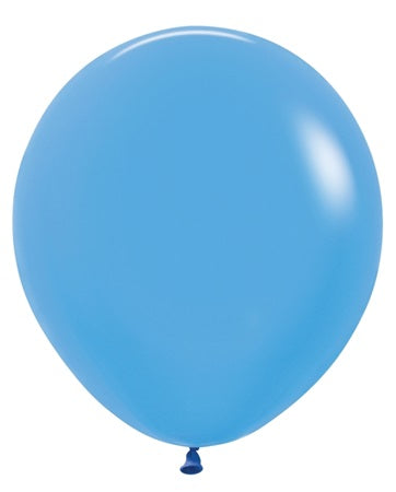 18" Sempertex Neon Blue Latex Balloons | 25 Count