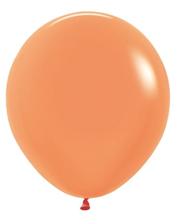 18" Sempertex Neon Orange Latex Balloons | 25 Count