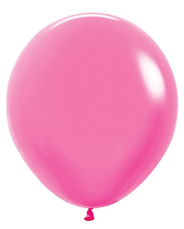 18" Sempertex Neon Magenta Latex Balloons | 25 Count