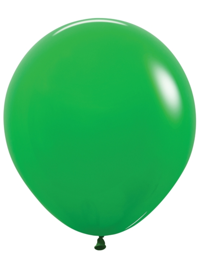 18" Sempertex Deluxe Shamrock Green Latex Balloons | 25 Count