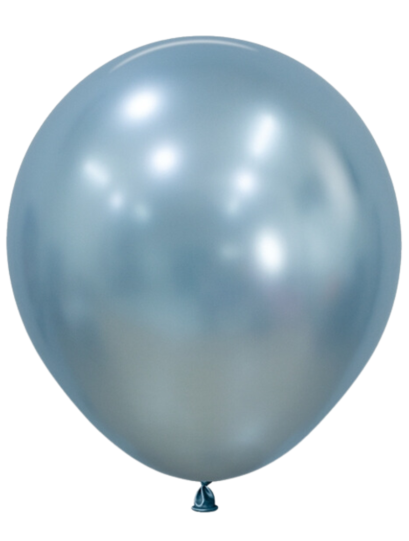 18" Sempertex Silk Arctic Blue Latex Balloons | 25 Count