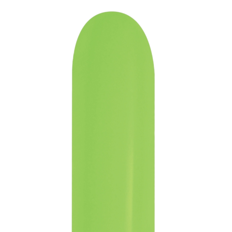 260s Sempertex Neon Green Twisting - Entertainer Latex Balloons | 50 Count