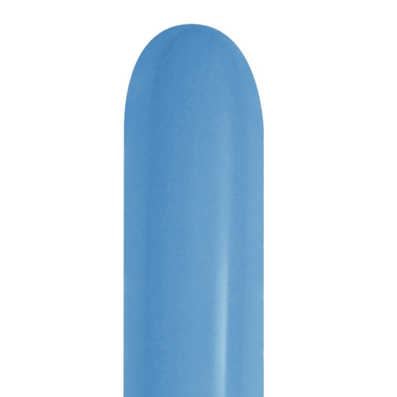 260s Sempertex Neon Blue Twisting - Entertainer Latex Balloons | 50 Count