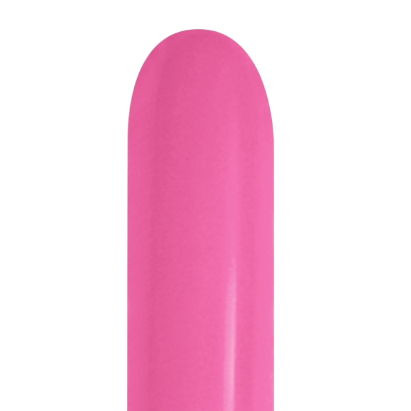 260s Sempertex Neon Magenta Twisting - Entertainer Latex Balloons | 50 Count