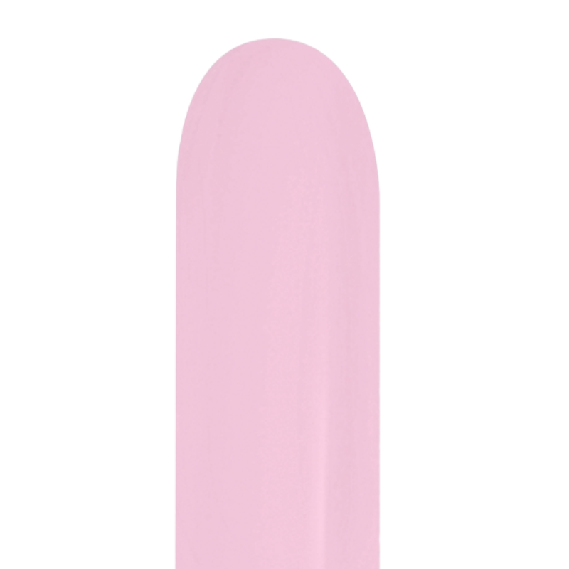 260s Sempertex Satin Pearl Pink Twisting - Entertainer Latex Balloons | 50 Count