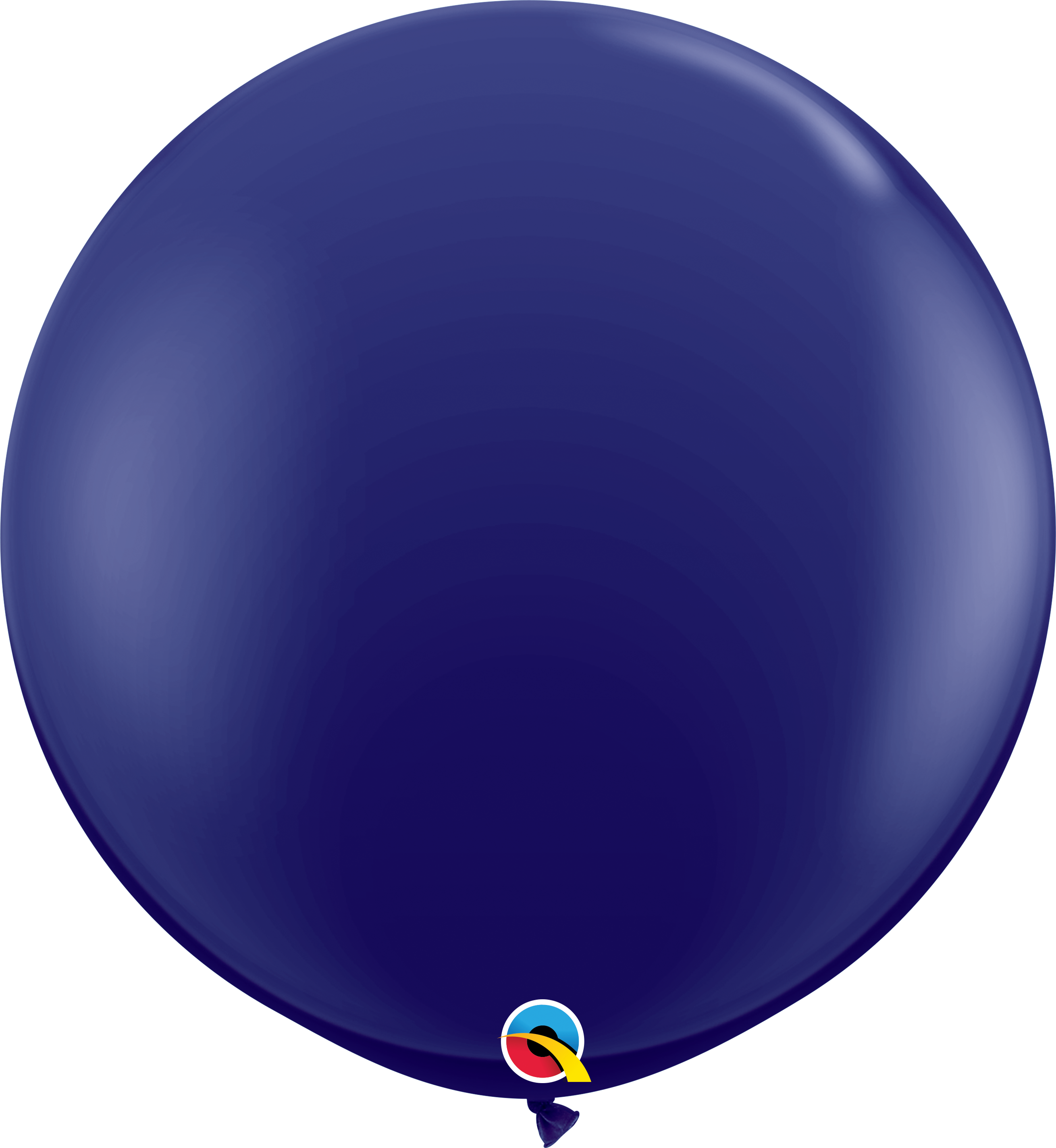 36" Qualatex Fashion Navy Latex Balloons - 3 Foot Giant | 2 Count