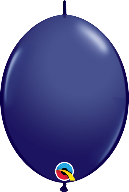 12" Qualatex QuickLink® Navy Latex Balloons | 50 Count