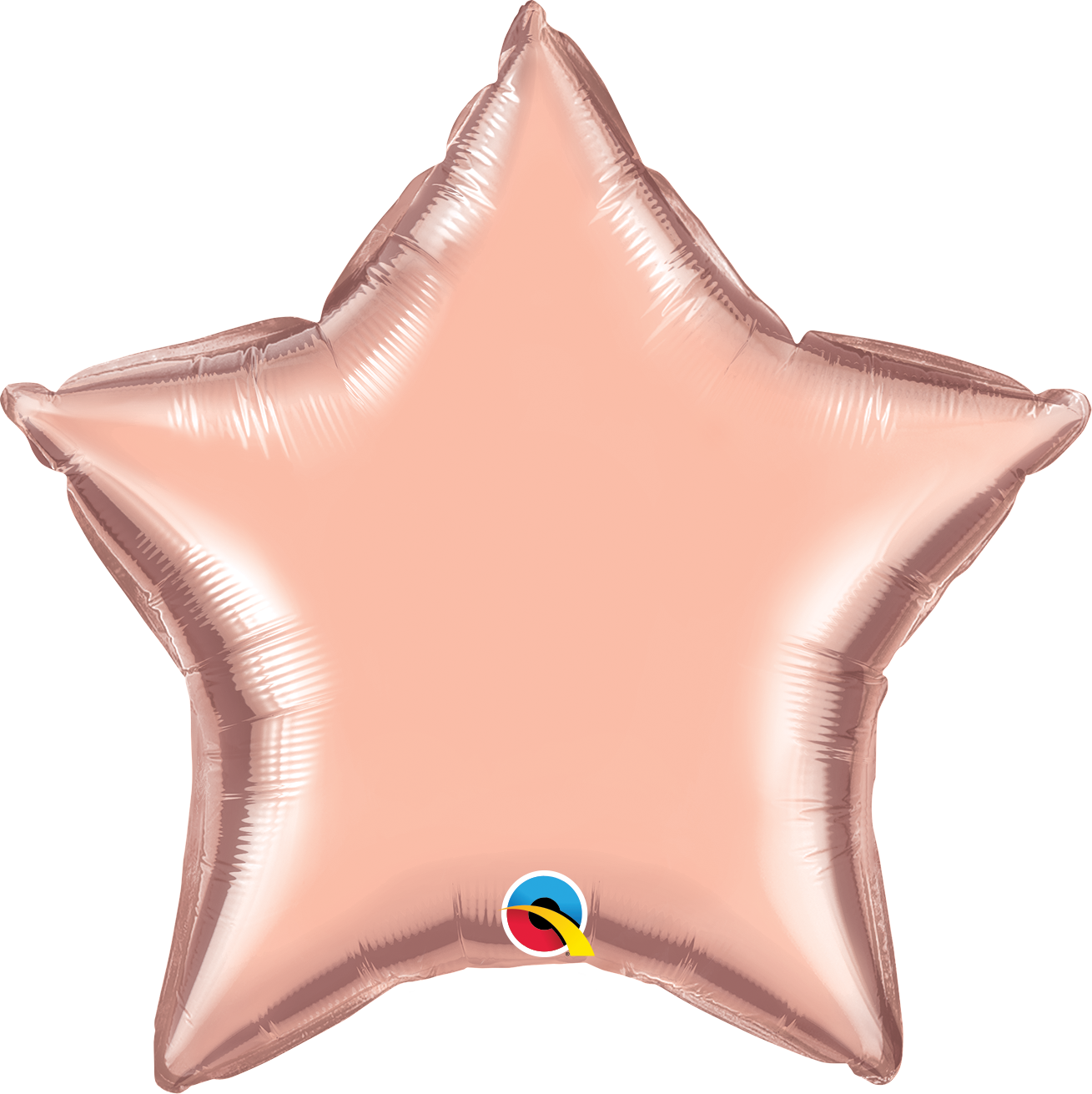 20" Qualatex Rose Gold Star Foil Balloon | Buy 5 Or More Save 20%