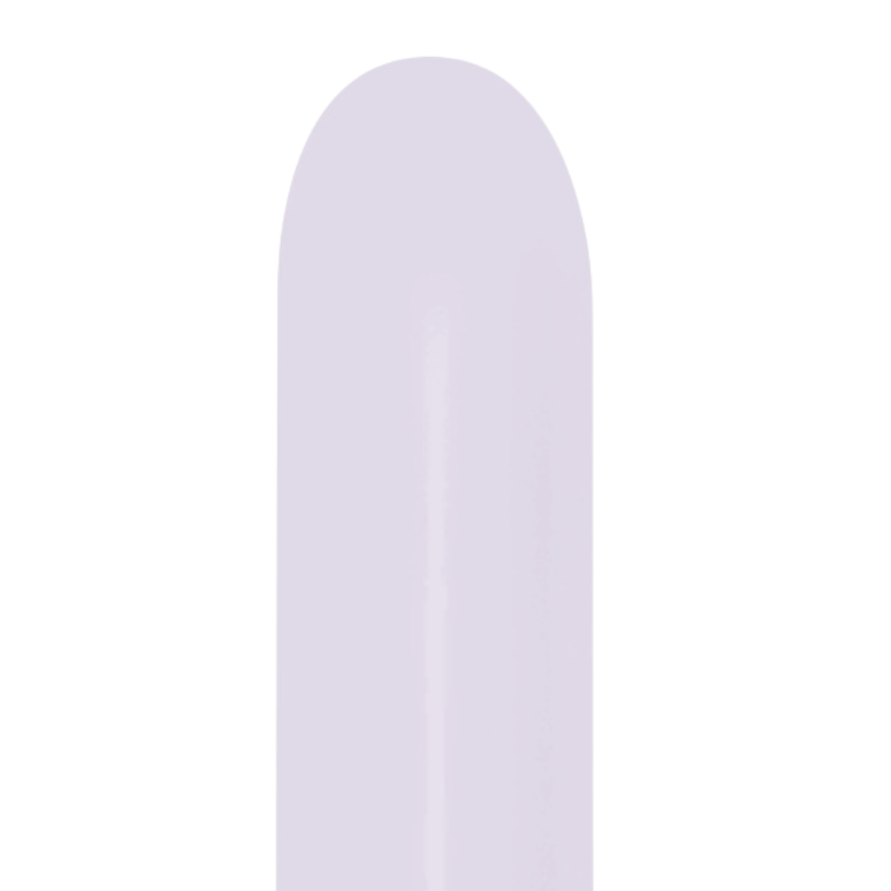 260s Sempertex Nozzles Up Pastel Matte Lilac Twisting - Entertainer Latex Balloons | 50 Count