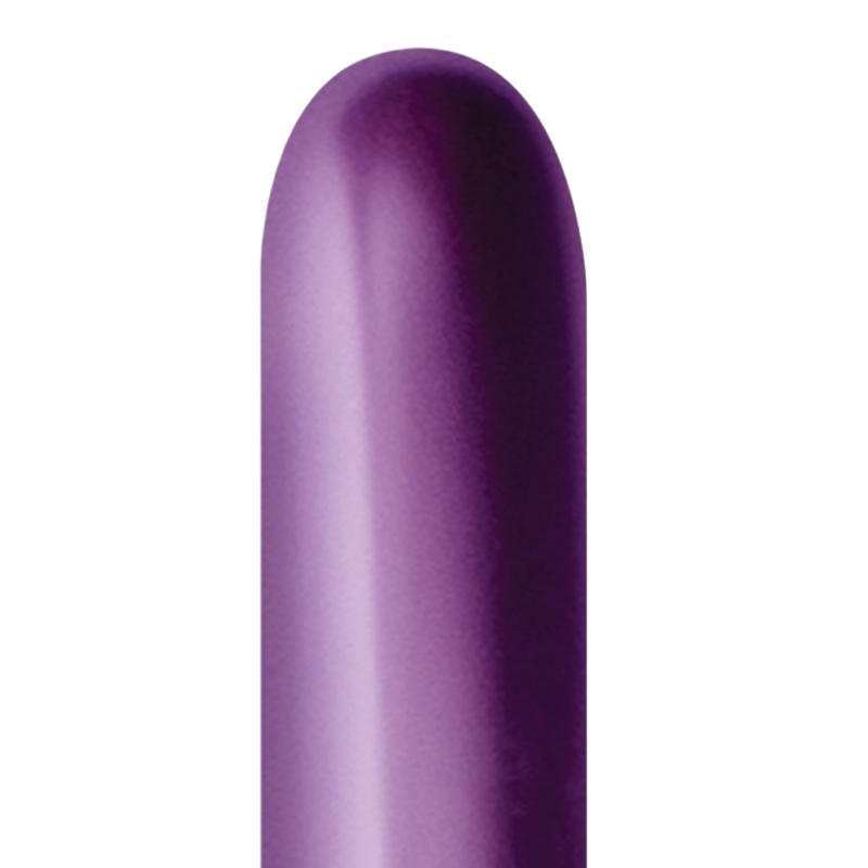 260s Sempertex Nozzles Up Reflex Violet Twisting - Entertainer Latex Balloons | 50 Count