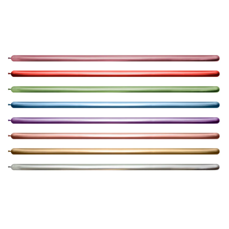 260s Sempertex Reflex Assortment Twisting - Entertainer Latex Balloons | 50 Count