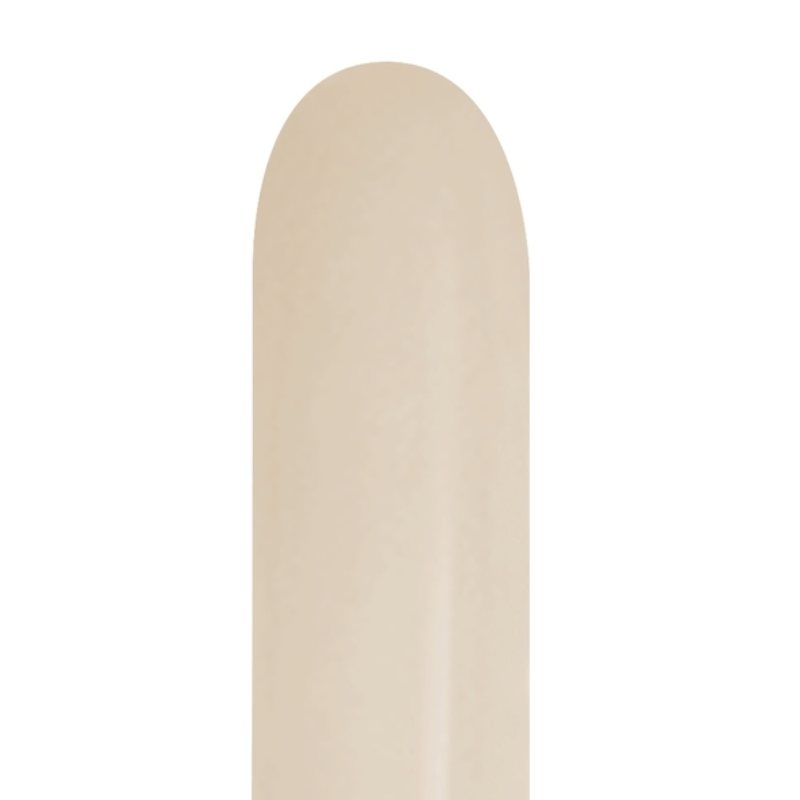 260s Sempertex Deluxe White Sand Twisting - Entertainer Balloons | 50 Count