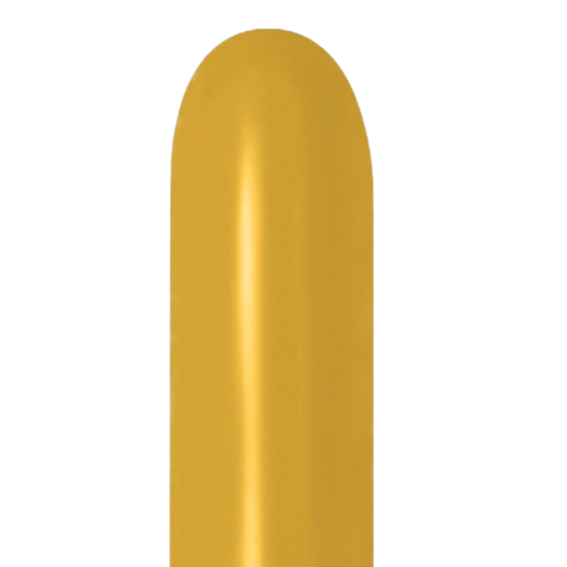 260s Sempertex Deluxe Mustard Twisting - Entertainer Balloons | 50 Count