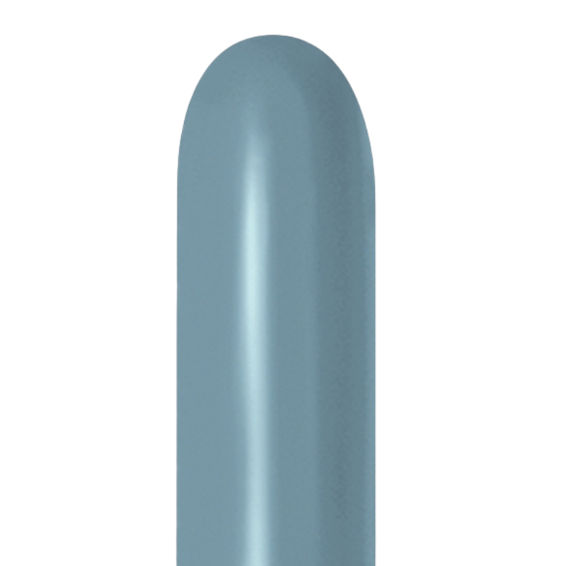 260s Sempertex Pastel Dusk Blue Twisting - Entertainer Latex Balloons | 50 Count