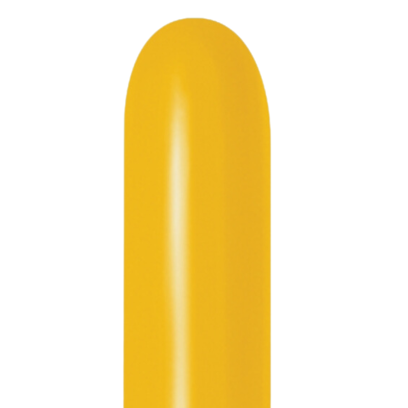 260s Sempertex Deluxe Honey Yellow Twisting - Entertainer Balloons | 50 Count