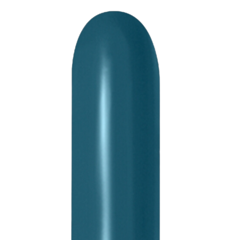 260s Sempertex Deluxe Deep Teal Twisting - Entertainer Balloons | 50 Count