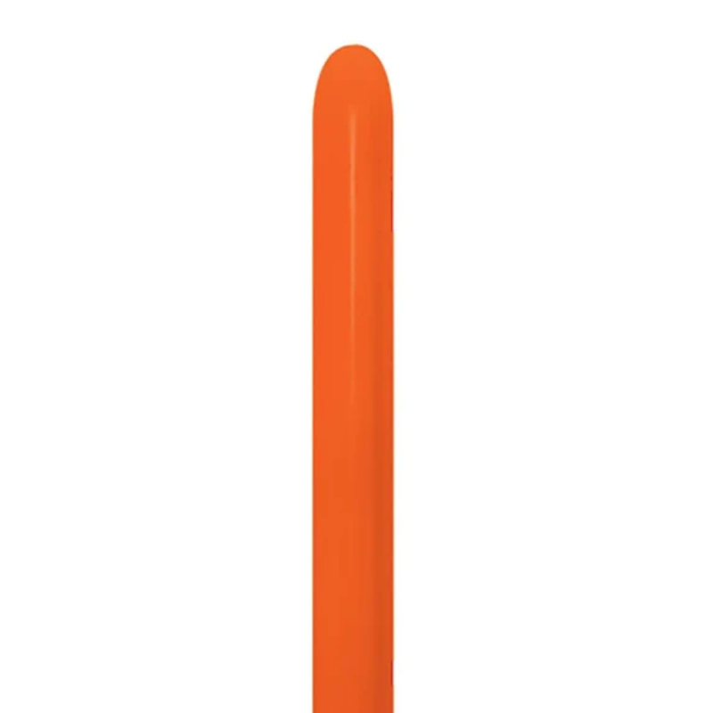 160s Sempertex Fashion Orange Twisting - Entertainer Latex Balloons | 100 Count