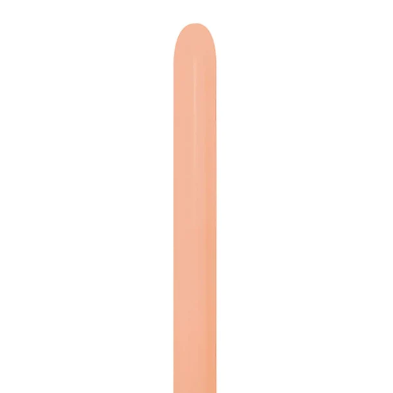 160s Sempertex Deluxe Peach Blush Twisting - Entertainer Latex Balloons | 100 Count