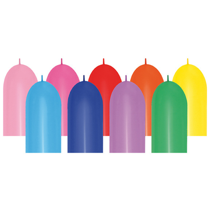660s Link-O-Loon Sempertex Fashion Assortment Twisting - Entertainer Latex Balloons | 50 Count