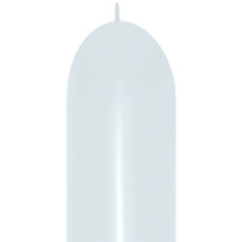 660s Link-O-Loon Sempertex Fashion White Twisting - Entertainer Latex Balloons | 50 Count