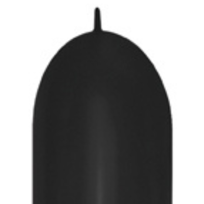 660s Link-O-Loon Sempertex Deluxe Black Twisting - Entertainer Latex Balloons | 50 Count