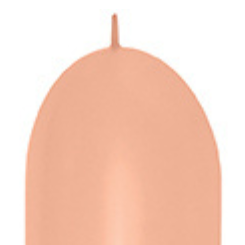 660s Link-O-Loon Sempertex Deluxe Peach Blush Twisting - Entertainer Latex Balloons | 50 Count