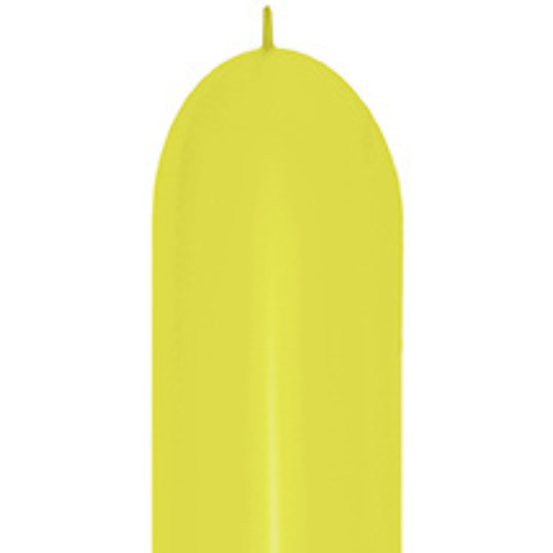 660s Link-O-Loon Sempertex Neon Yellow Twisting - Entertainer Latex Balloons | 50 Count