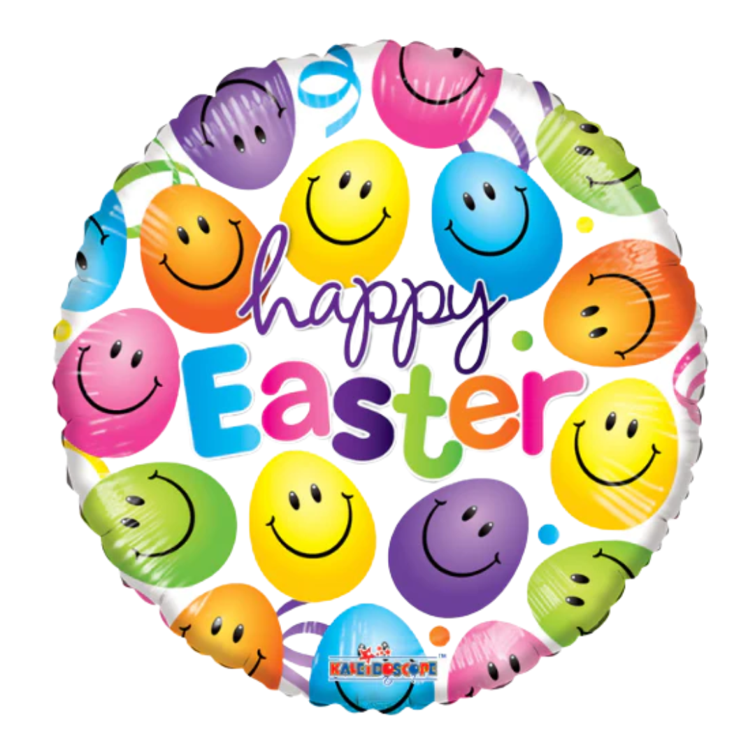 18" Conver Easter Eggs Foil Balloon (P29) | Buy 5 Or More Save 20%