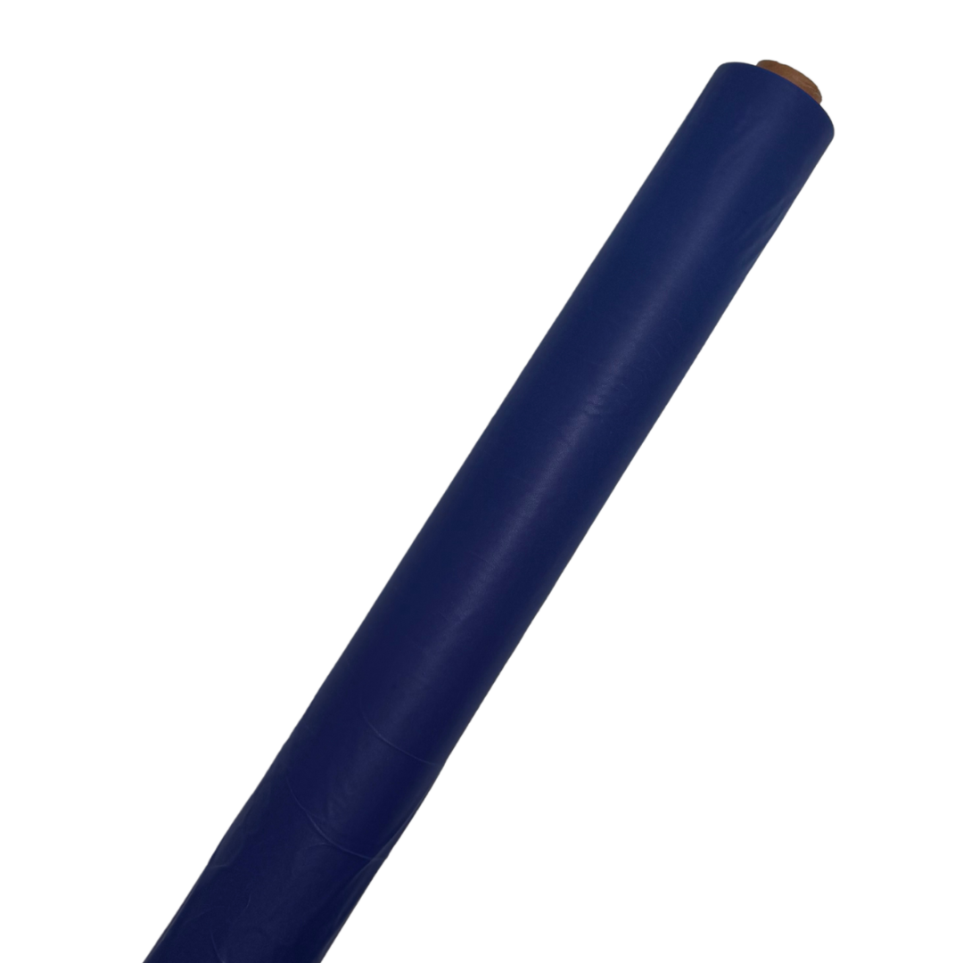 40" Navy Solid Plastic Table Rolls - 40 Inches Wide x 100 Feet Long | 1 Roll