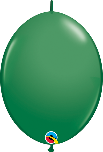 6" Qualatex QuickLink® Green Latex Balloons | 50 Count