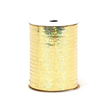 3/16" x 100 yards Sparkalene Curling Ribbon Gold | 1 Roll WSL