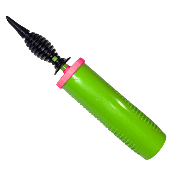 Silver Rainbow Dual Action Green Hand Pump