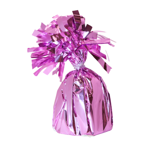 6 Oz Light Pink Foil Balloon Weight | 1 Count