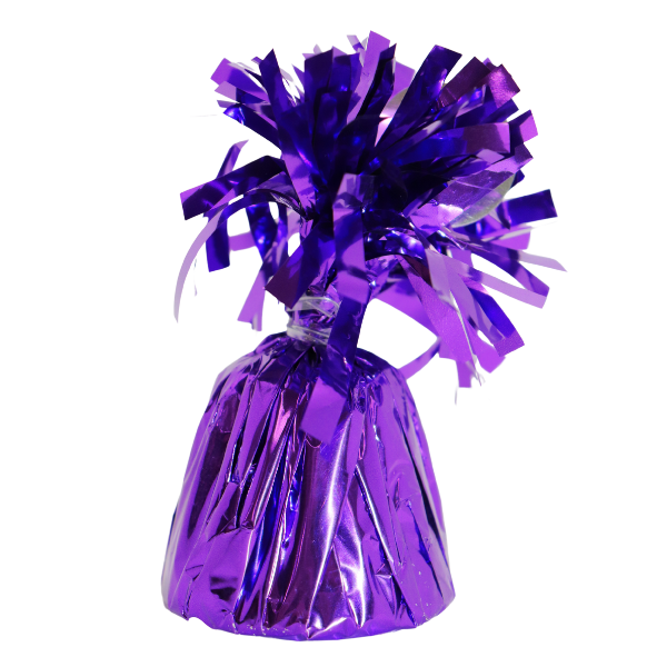 6 Oz Metallic Purple Foil Balloon Weight | 1 Count (Copy)