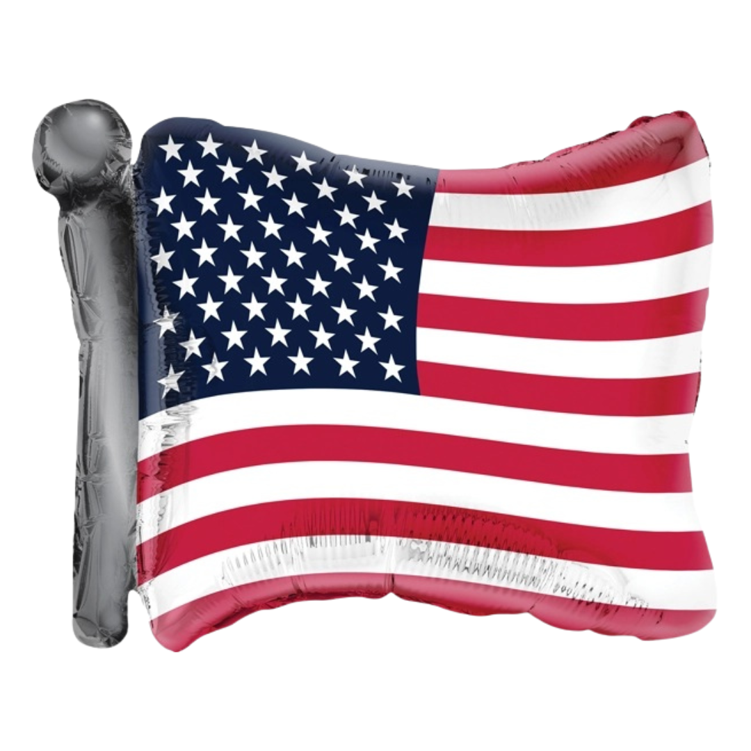 28" NovaLoons USA Patriotic Old Glory Foil Balloon