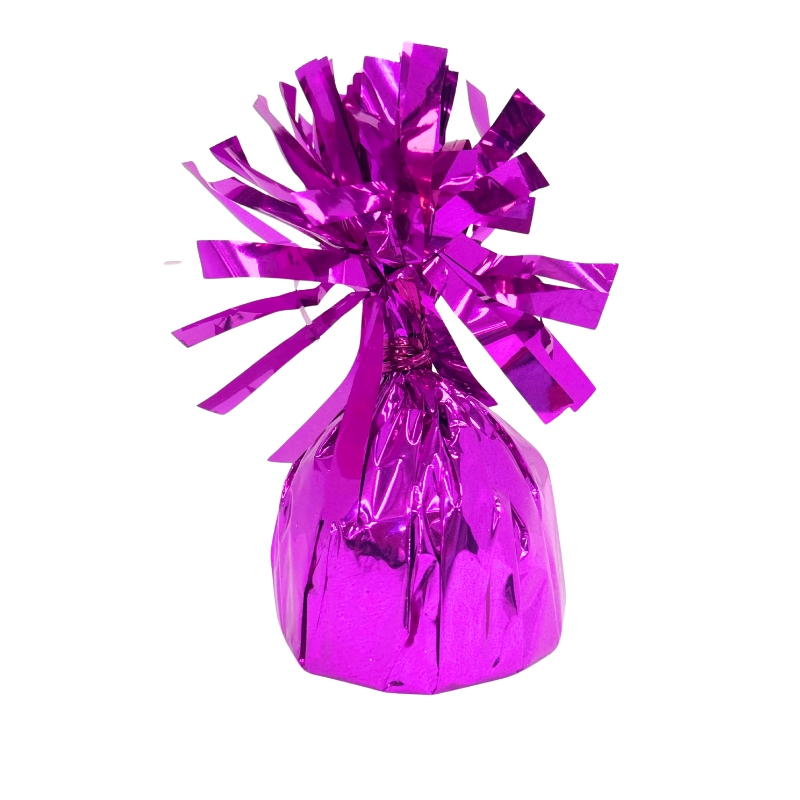 6 oz Fuchsia Foil Balloon Weight | 1 count