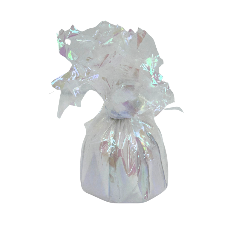 6 oz Iridescent Foil Balloon Weight | 1 count