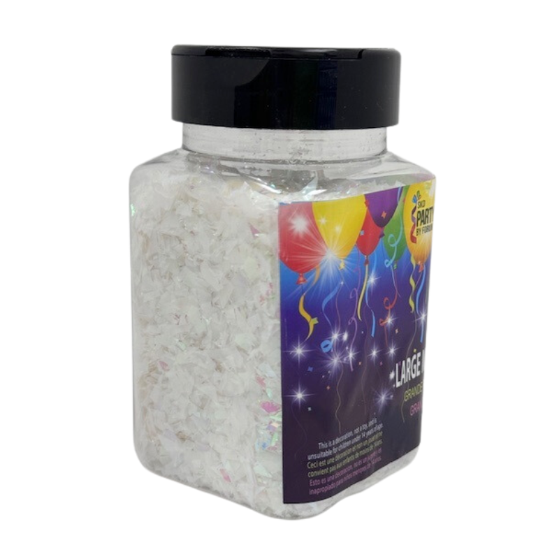 80 Grams Large Metallic Glitter Confetti | 1 Count