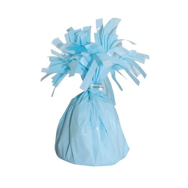 6 Oz Pastel Matte Light Blue Foil Balloon Weight | 1 Count