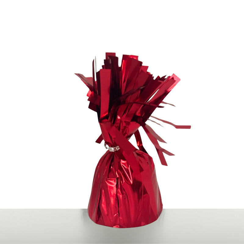 6 Oz AAB Designer Red Foil Balloon Weight | 1 Count