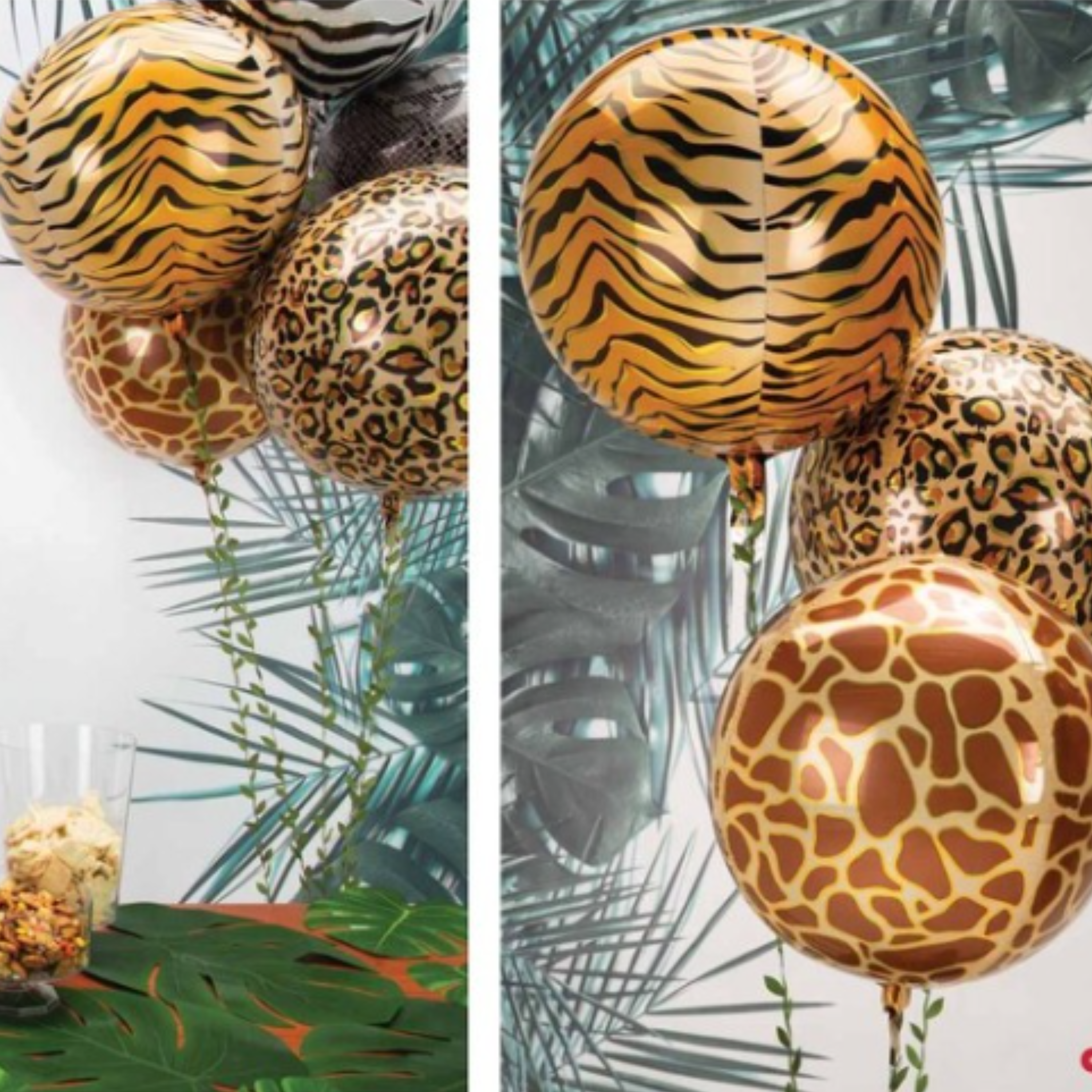 16" Anagram Giraffe Animal Print Orbz® XL™ - Globe Shape | 1 Count