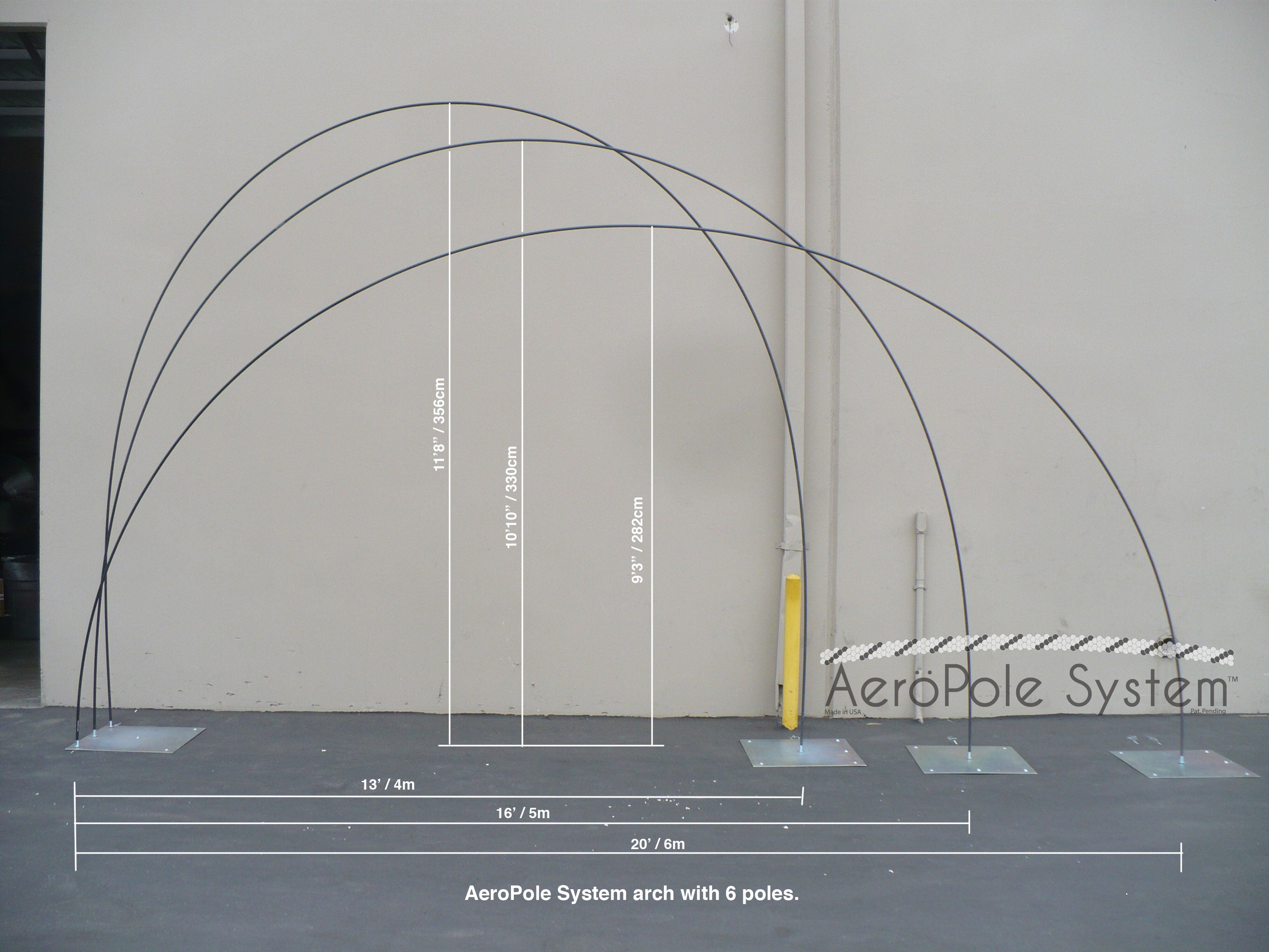 Kit de sistema AeroPole - Marco de arco de globo portátil de acero | Envío Gratis No Aplica