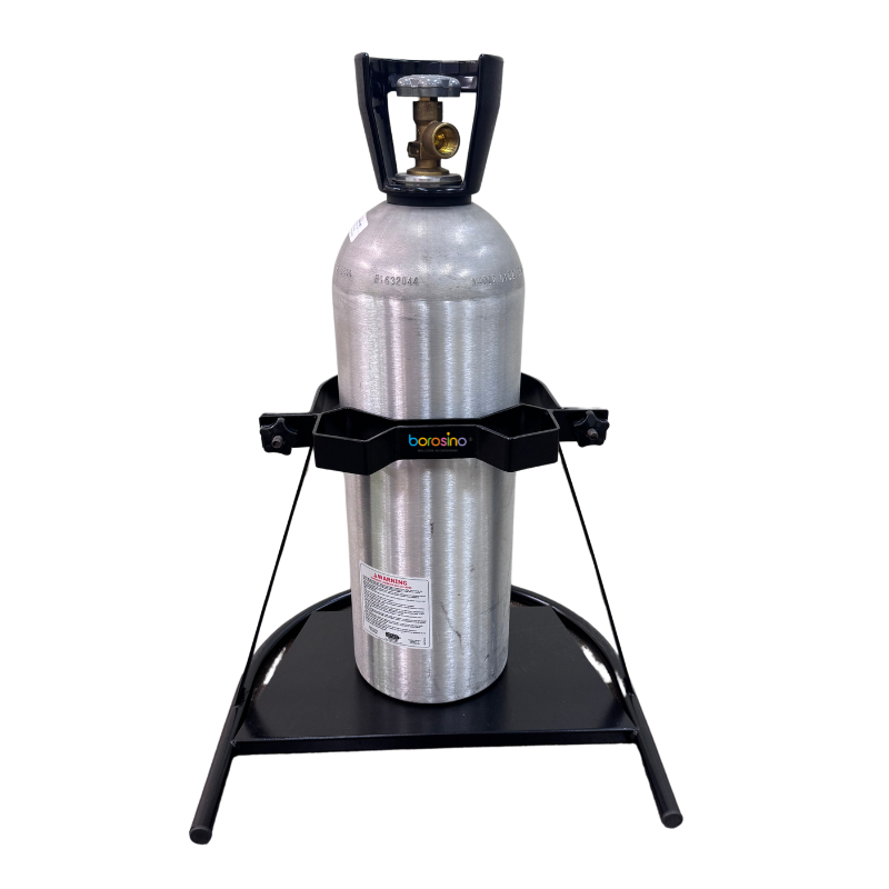 Borosino Steel Helium Tank Holder- Made Of Heavy Duty Steal | Free Shipping Not Available