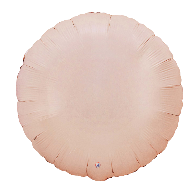 20" AAB Baby Pink Round Matte Foil Balloon | Buy 5 Or More Save 20%