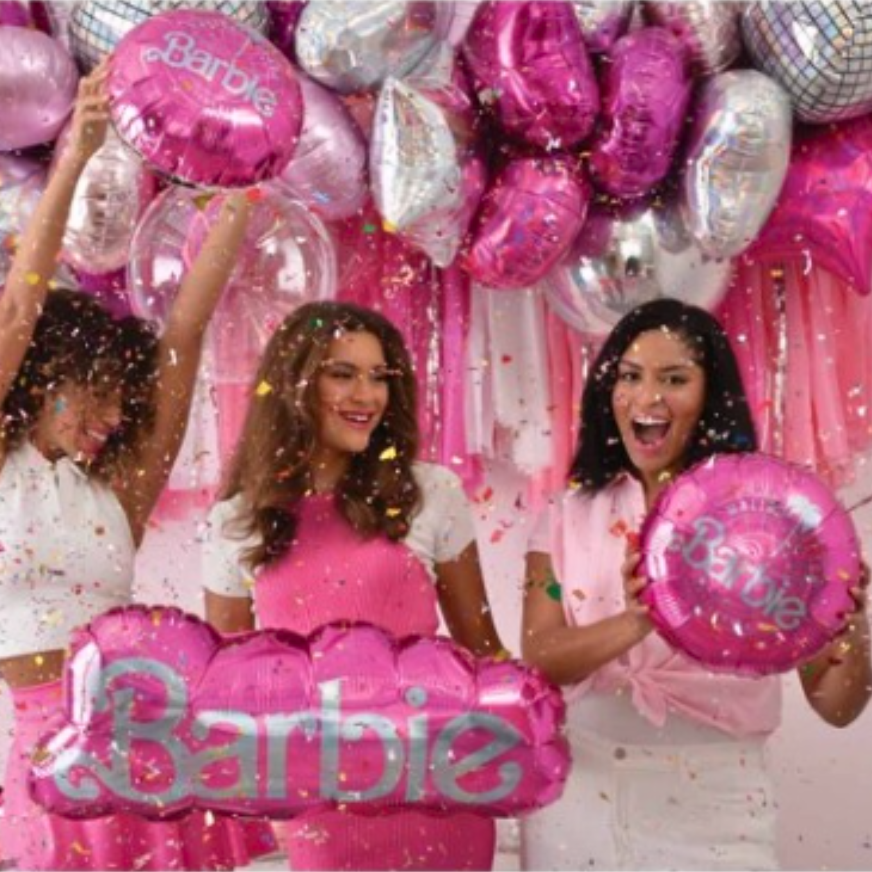 32" Anagram Barbie Super Shape Foil Balloon - Double Sided Print