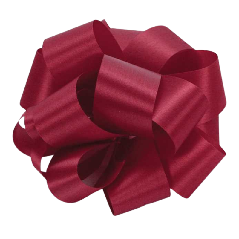 #9 Offray Burgundy Satin Lustre Ribbon - 1 5/16" Wide, 100 Yards Long | 1 Spool